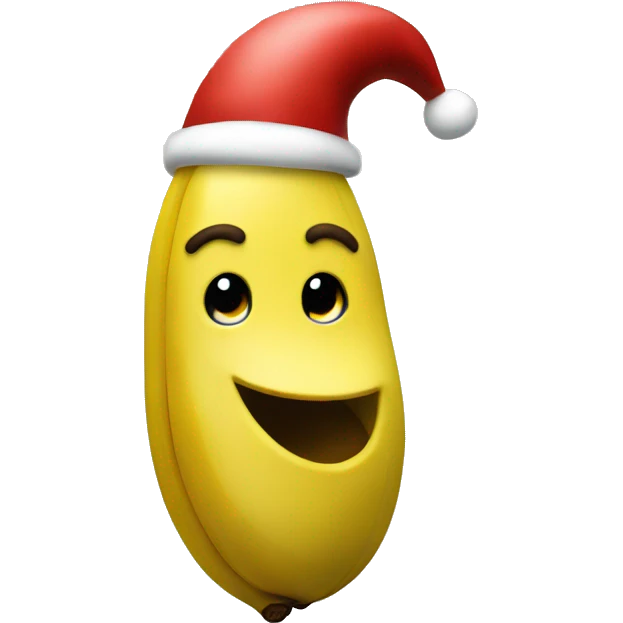 Banana santa emoji