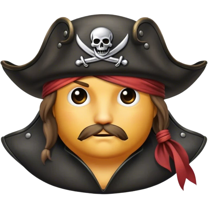 pirate hat emoji