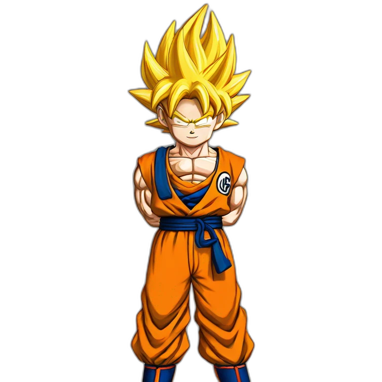 Goku super sayan emoji