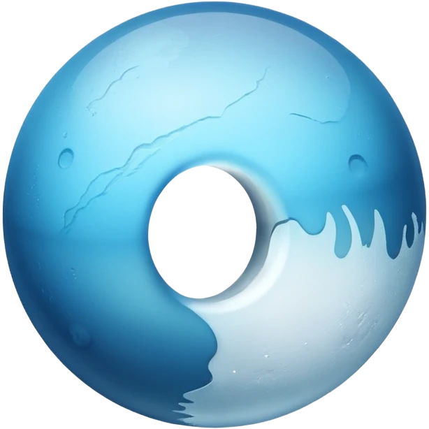 gradient pluto planet with ring emoji