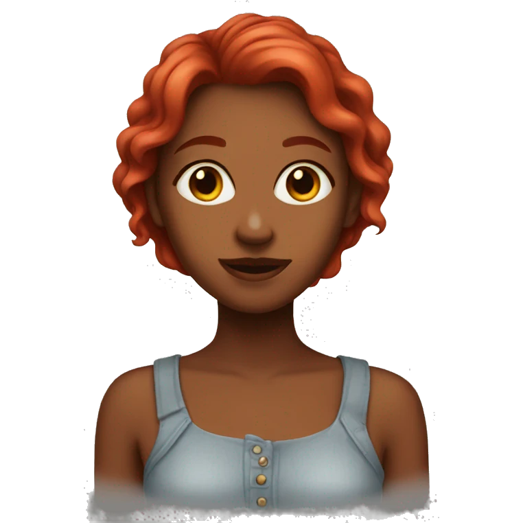 Redhear girl emoji
