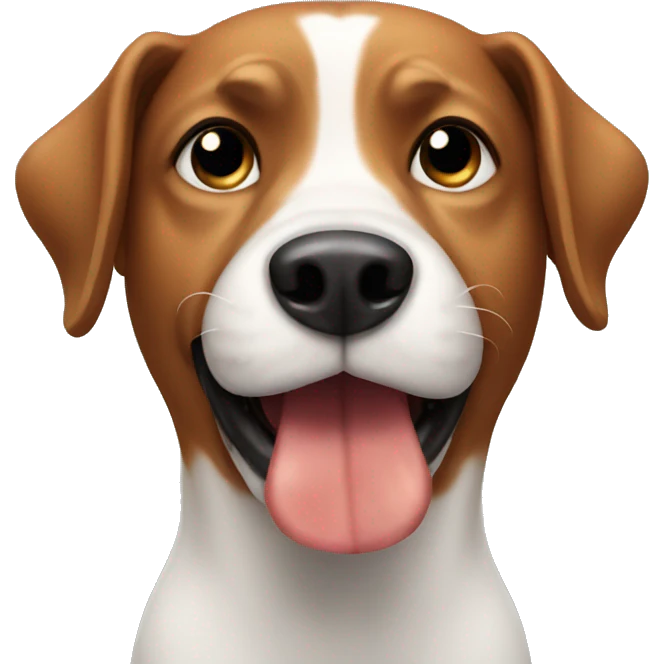 Dog with a steak emoji