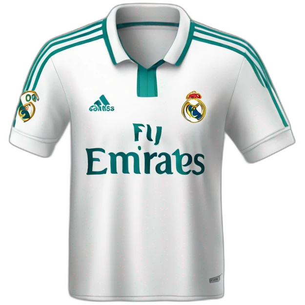 Real Madrid shirt emoji