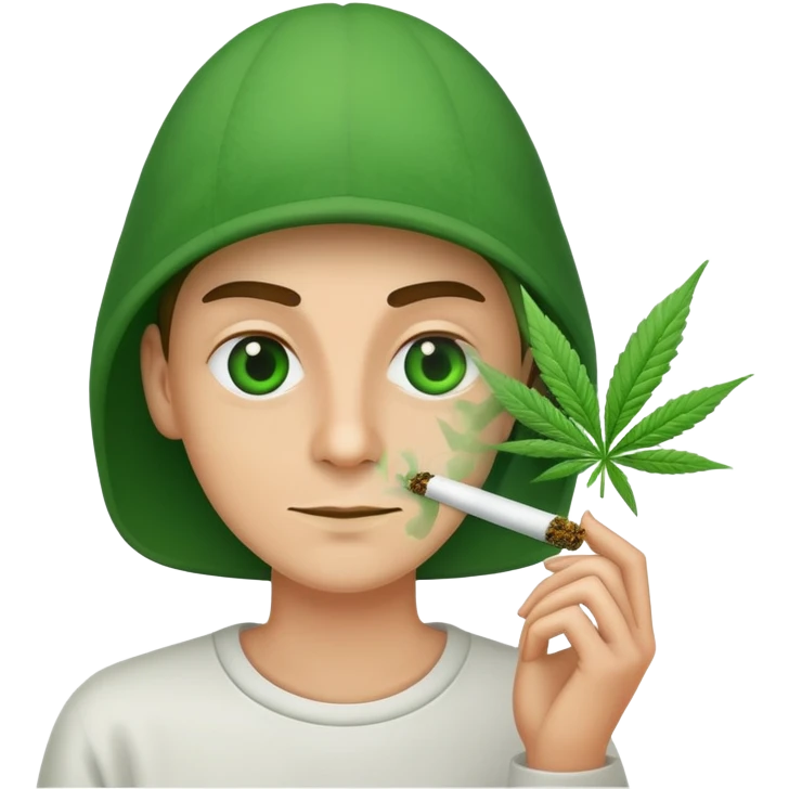 Smoking blunt emoji