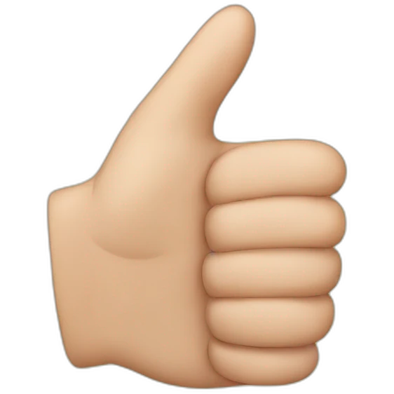Thumb up children emoji