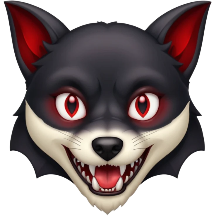 vampire dog emoji