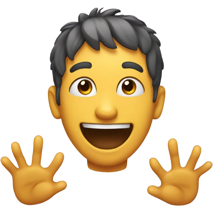 An emoji forming a circle with both hands emoji