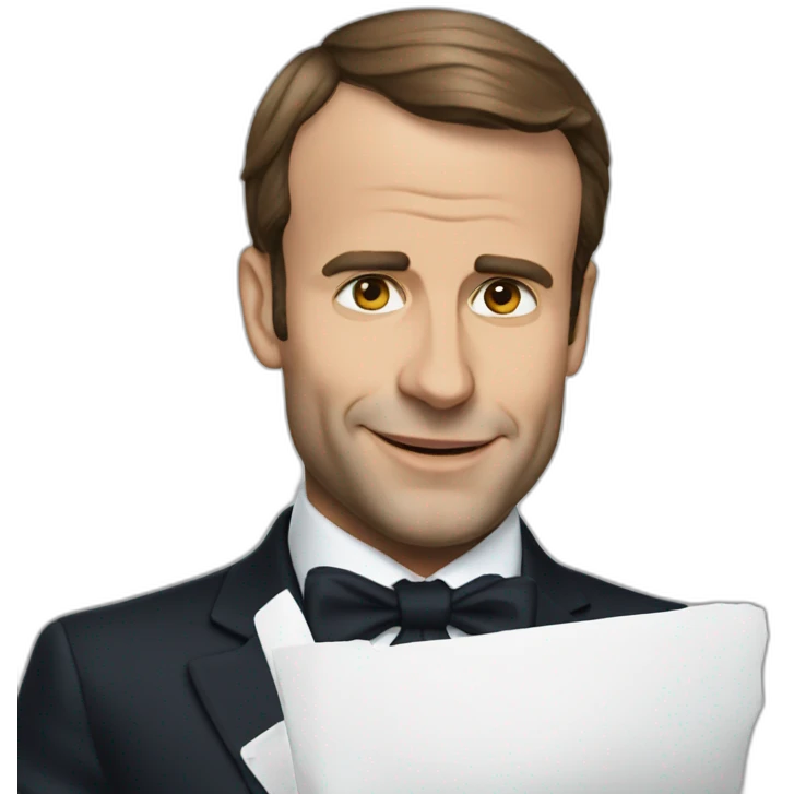 Macron thank emoji