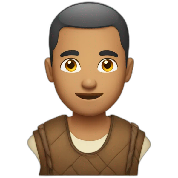 buzz cut indian guy emoji