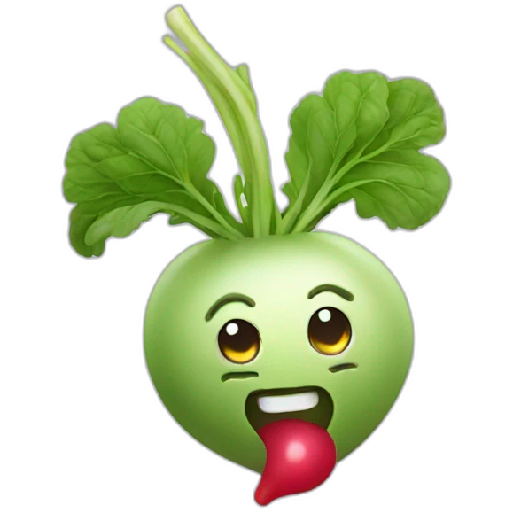 Radish spirit emoji