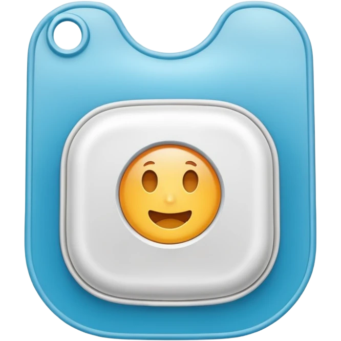 Ostomiebeutel Emoji ohne Gesicht, nur der Beutel emoji