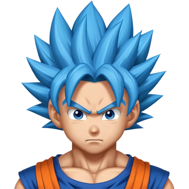 Goku super saiyan blue emoji