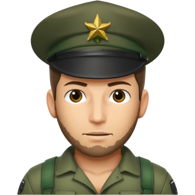 Chris Redfield with hat written Hamza emoji