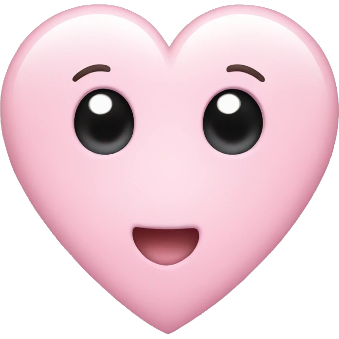 soft pink heart emoji