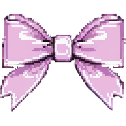 pink gothic bow emoji