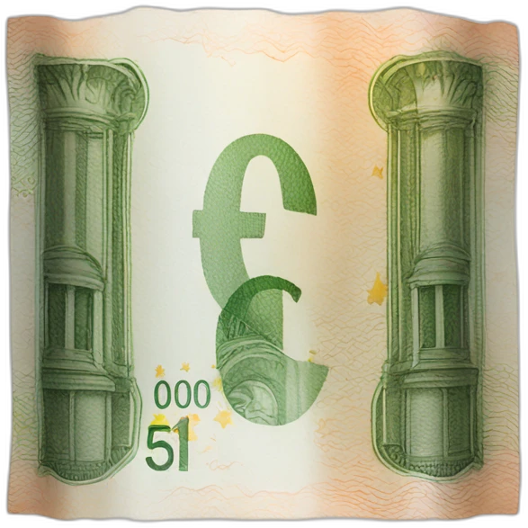 euro banknote emoji