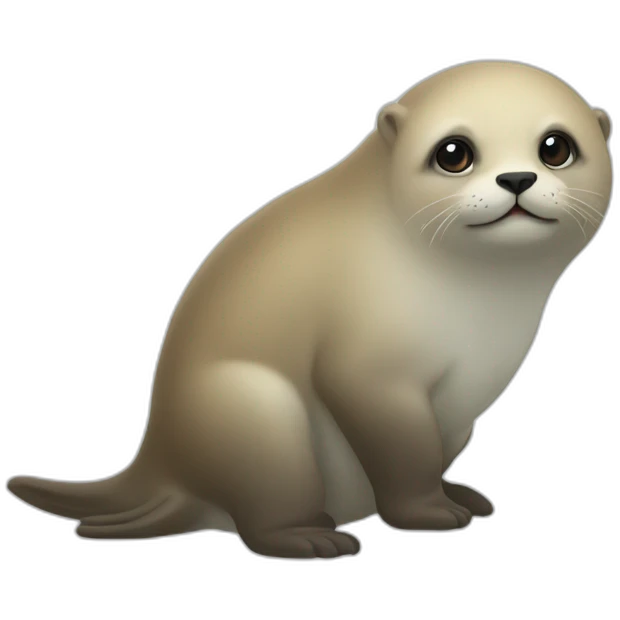 Otaries sur un sige emoji