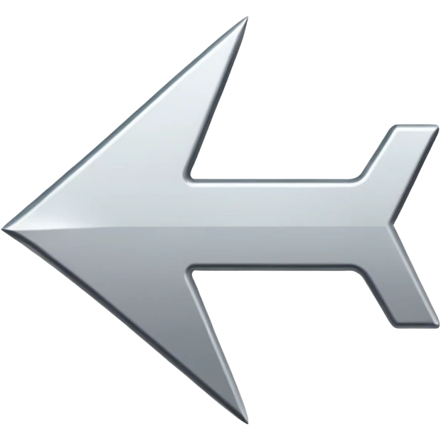 Direction arrow pointing left emoji