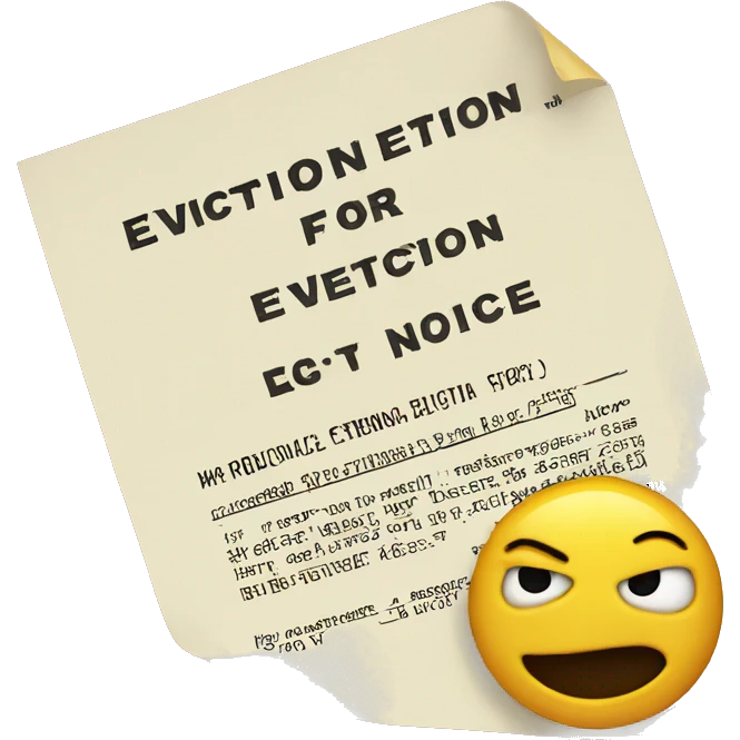 Eviction Notice emoji