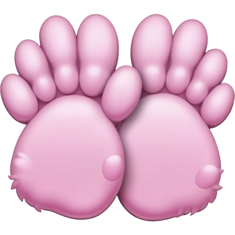 two puppy paws emoji