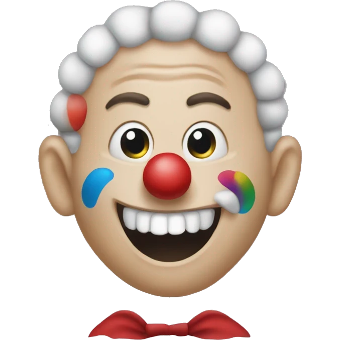 Toenail clown emoji