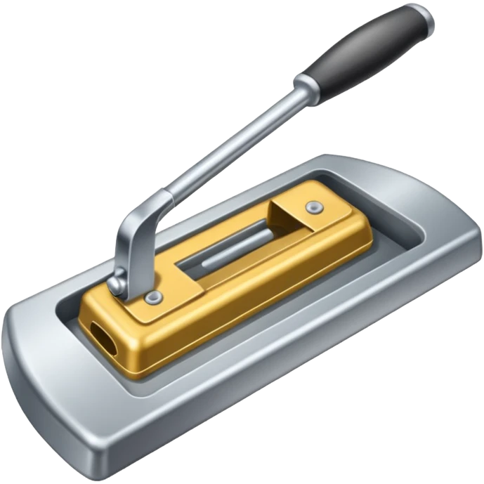 silver colored trap-irons; falltrap emoji