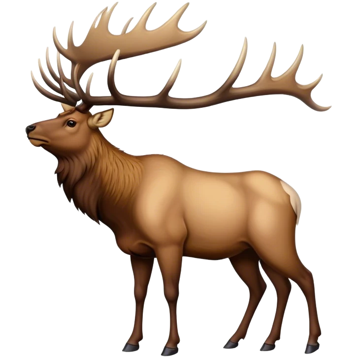 Rocky Mountain Bull Elk emoji