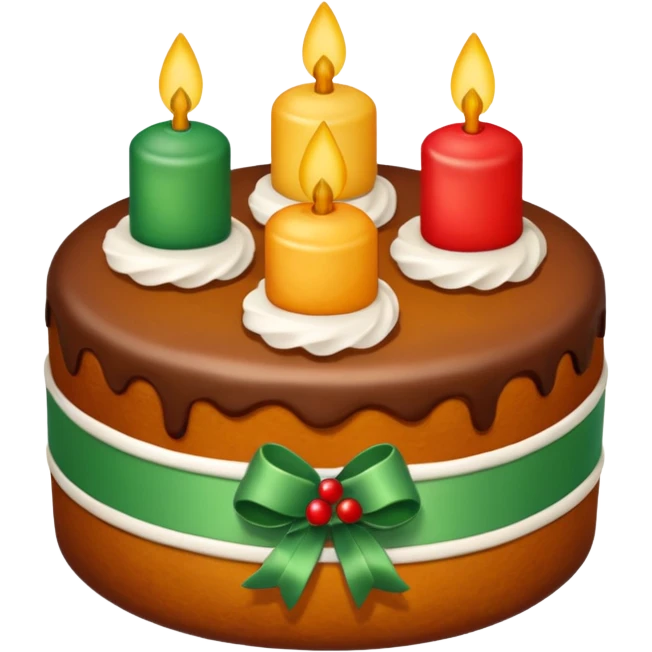 Christmas Cake emoji