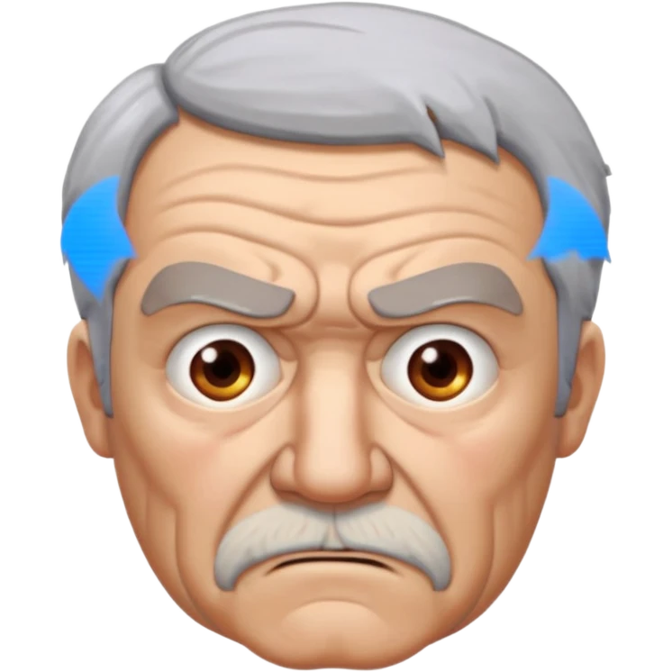 angry grandpa emoji