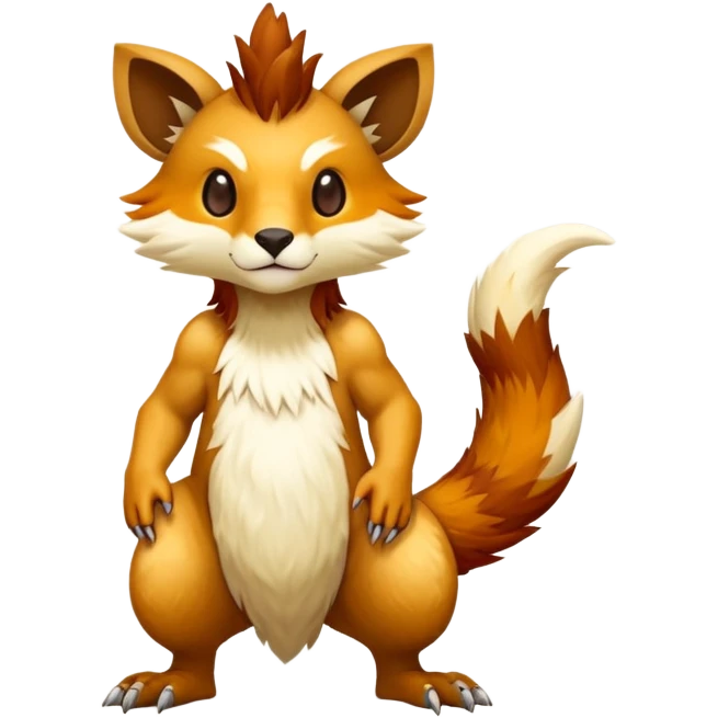  Fakémon-Bagbean-Vernid-creature (full body) emoji