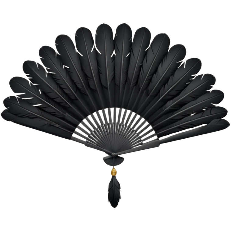 a-dovetail-consisting-of-black-feathers-that-spread-out-in-a-fan-shape.-without-the-dove. emoji