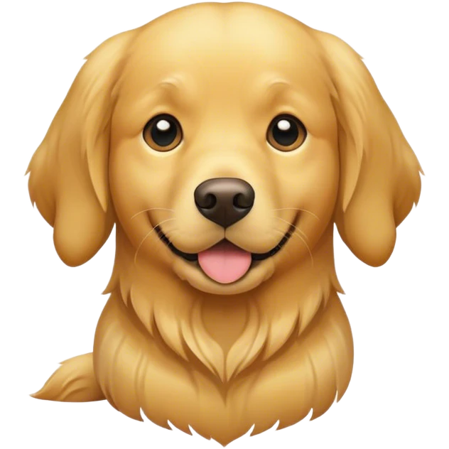 Orange dog emoji
