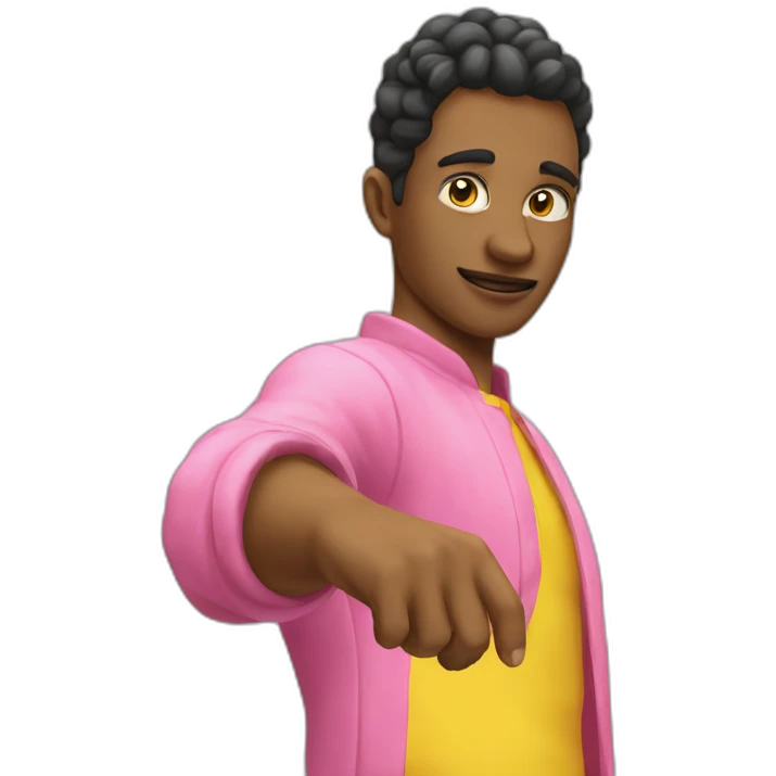 two in the pink one in the stink yellow hand gesture emoji