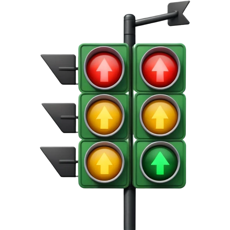 mac os icon rotation retro traffic signal directions emoji