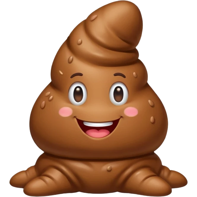 Poop with legs emoji