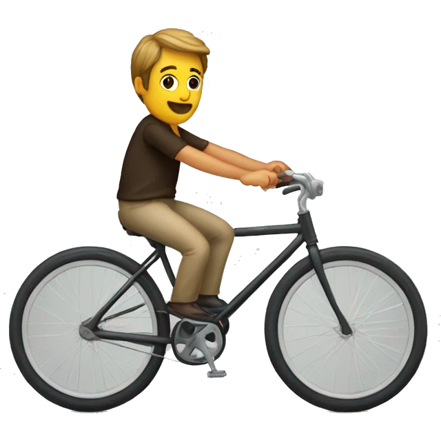 Jude en bicicleta emoji