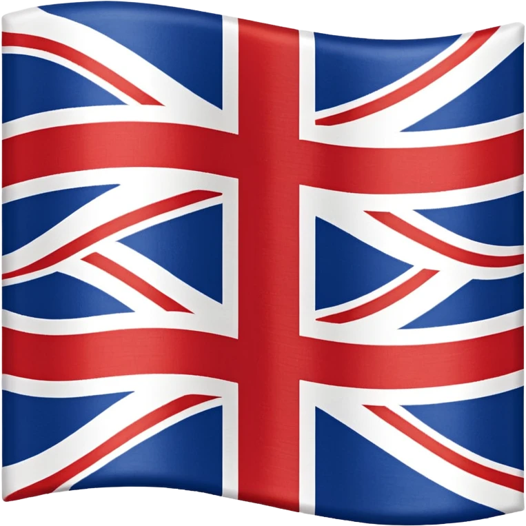 Flag of British Empire with no diagonal red lines emoji