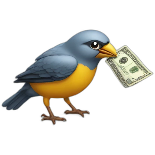 bird-stealing-money emoji