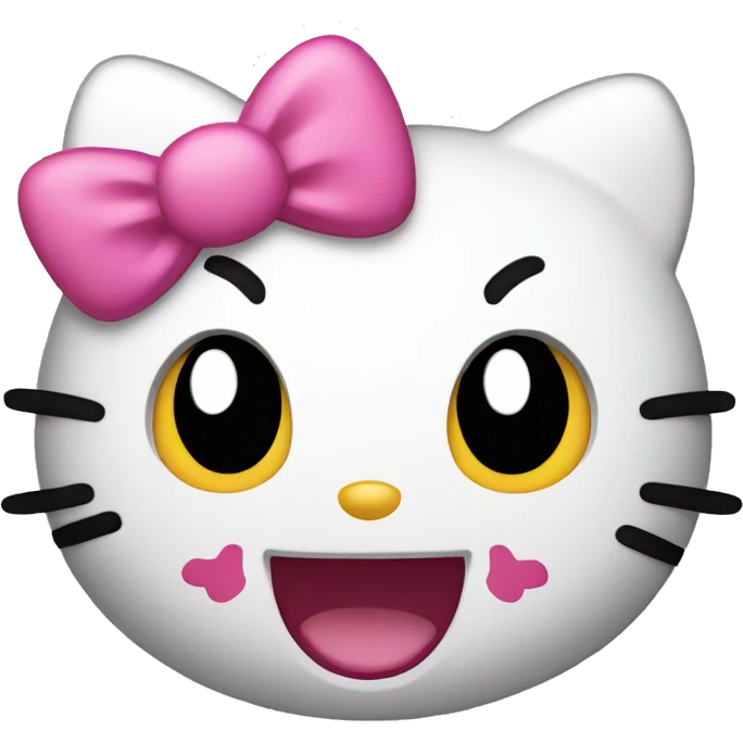 hello kitty excited emoji