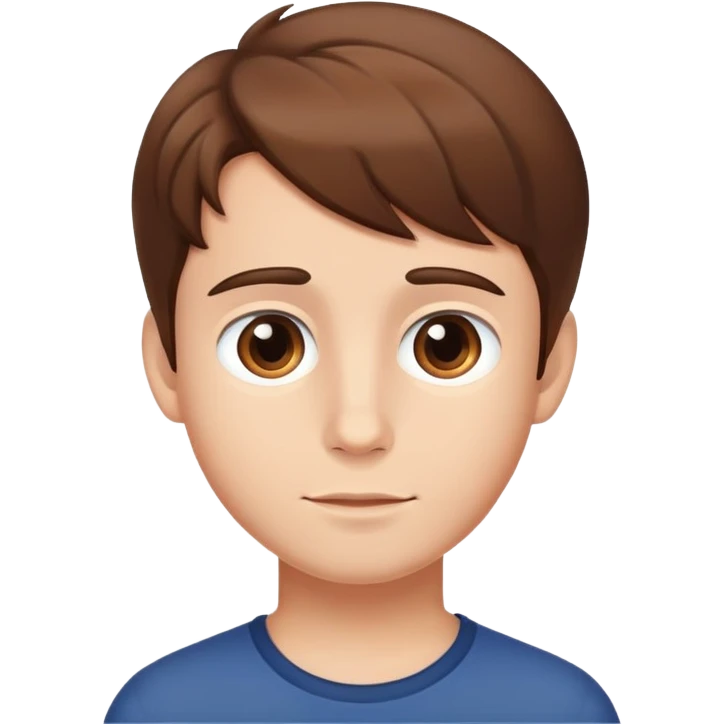 brown haired boy emoji