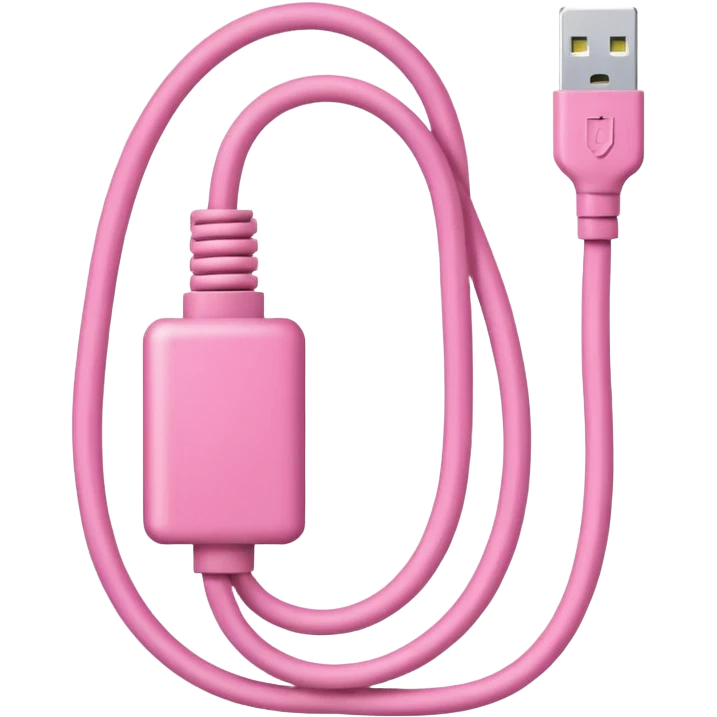 Hanging Light Cable pink emoji