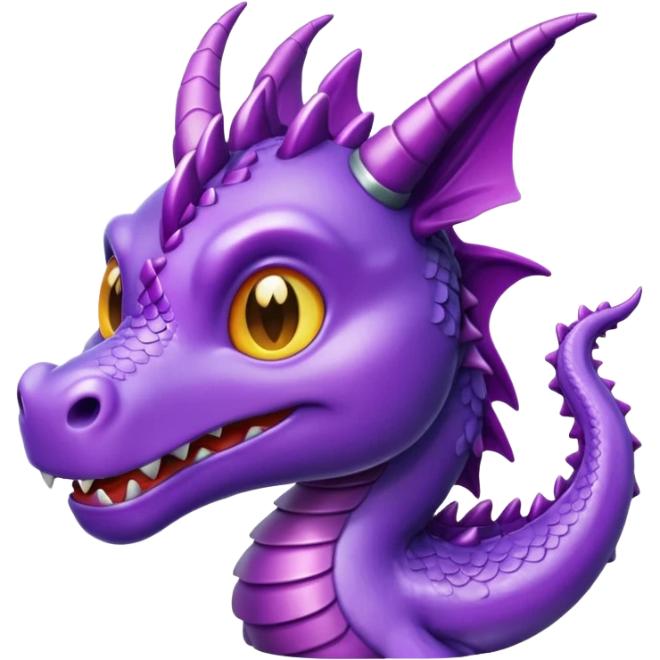 emoji dragon violet pour pseudo emoji