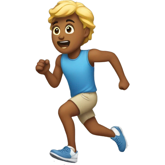 running away emoji