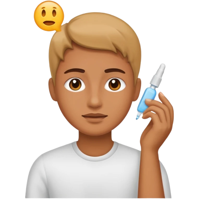 patient taking care of himself emoji