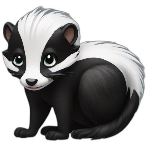 smug skunk emoji