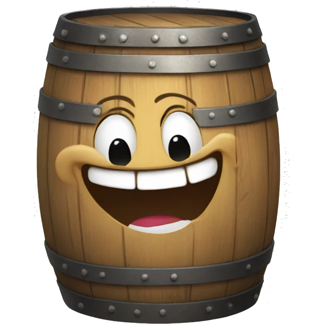 laughing barrel emoji