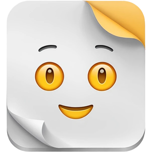 Paper emoji