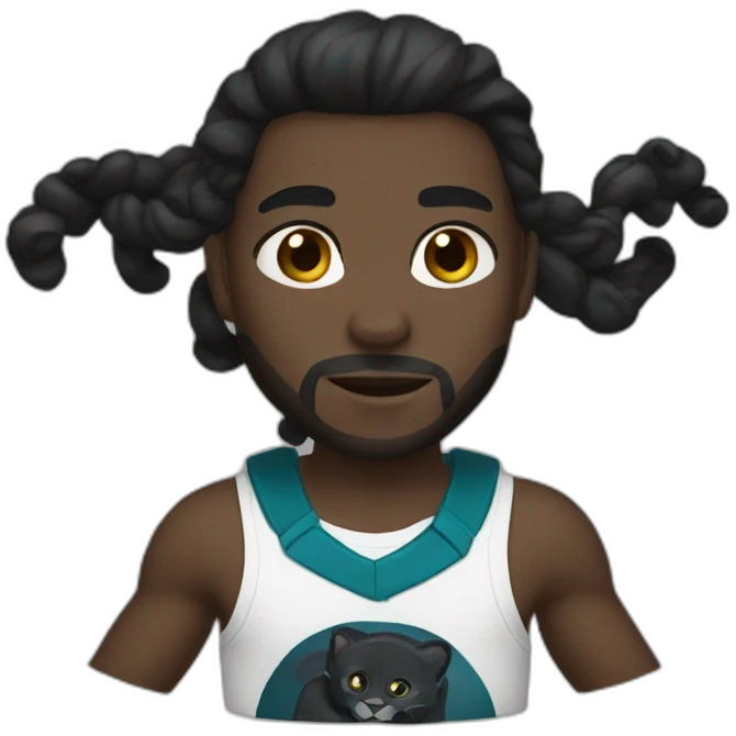 black panter emoji