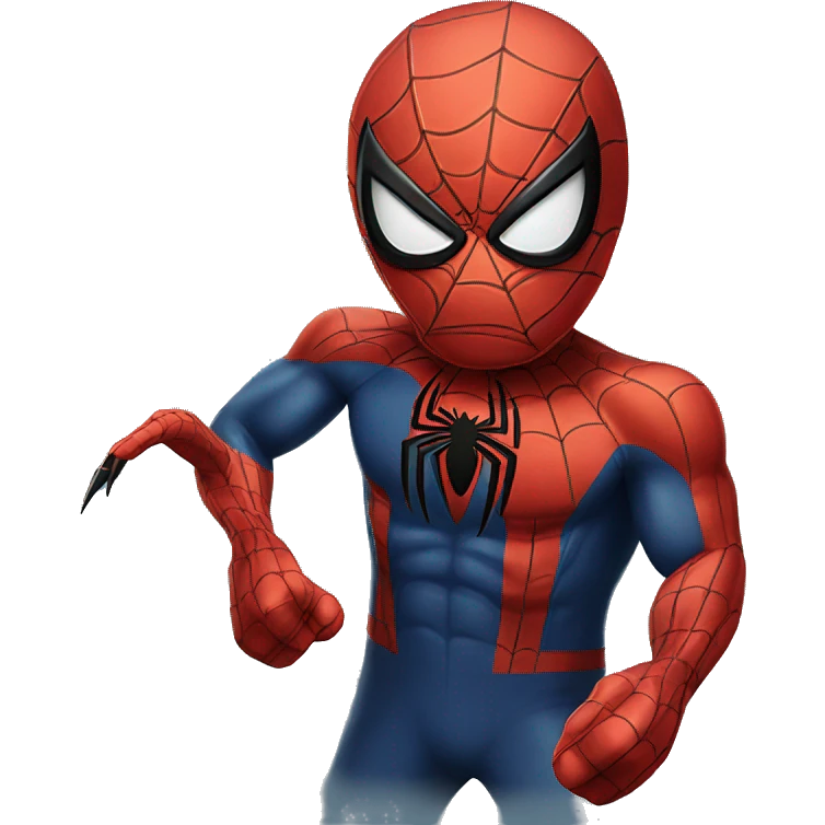 angry spider man emoji