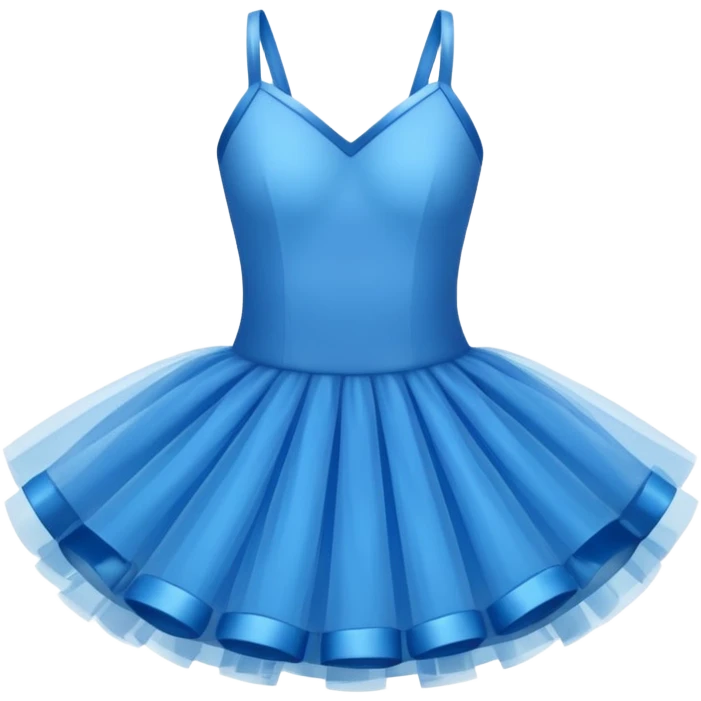 blue tutu dress emoji